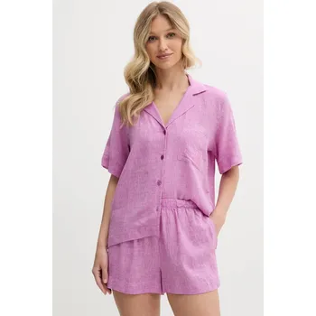 Dámské pyžamo Lněné pyžamo Dkny dámské, fialová barva, YI90054 44X, vel. S