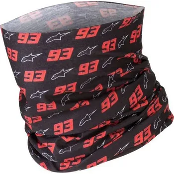 Pánské tričko nakrčník Alpinestars MM93 black/red/white