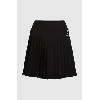Dámská sukně SUKNĚ KARL LAGERFELD LAYERED PLEATED SKIRT BLACK