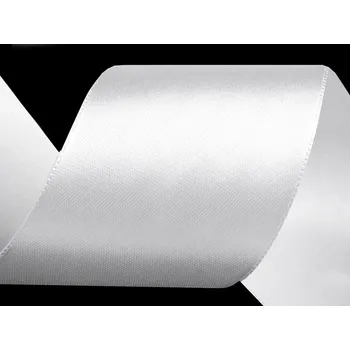 Stuha Atlasová stuha svazky po 3 m šíře 50 mm bílá 3 m