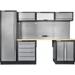 AHProfi Sestava dílenského nábytku PROFI s vysokou úzkou skříní, 6 ks - AHP1300