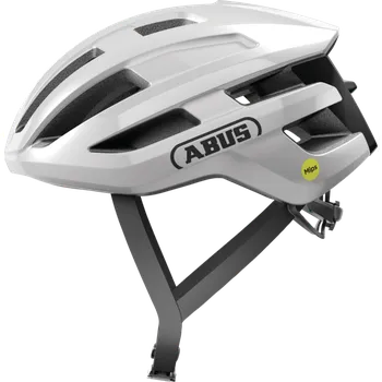 Cyklistická přilba Cyklistická helma Abus PowerDome MIPS shiny white Velikost: M
