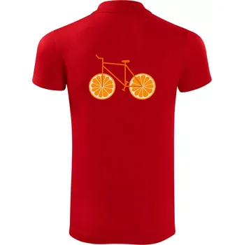 Pánská košile Kolo pomeranč (Moňas) - Polokošile Victory sportovní (dresovina) - S ( Červená )