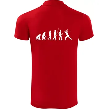 Pánská košile Evoluce hurling - Polokošile Victory sportovní (dresovina) - S ( Červená )