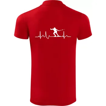 Pánská košile EKG vodní lyžování - Polokošile Victory sportovní (dresovina) - 2XL ( Červená )