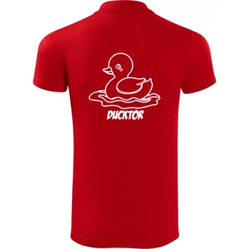Pánská košile Ducktor - Polokošile Victory sportovní (dresovina) - M ( Červená )