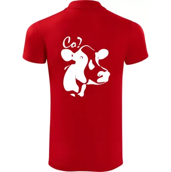 Pánská košile Zmatená kráva - Polokošile Victory sportovní (dresovina) - L ( Červená )