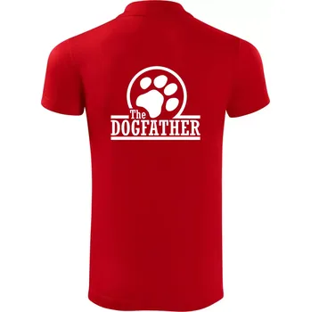 Pánská košile Dogfather - Polokošile Victory sportovní (dresovina) - XL ( Červená )