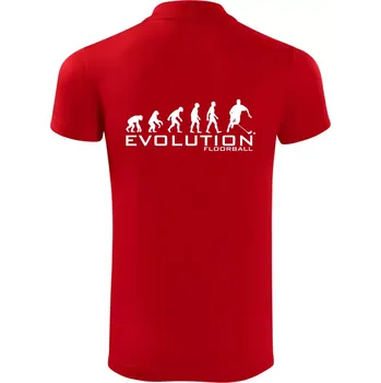 Pánská košile Evoluce Floorball - Polokošile Victory sportovní (dresovina) - 3XL ( Červená )