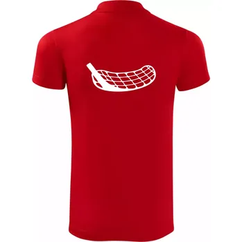 Pánská košile Florbalová čepel - Polokošile Victory sportovní (dresovina) - M ( Červená )