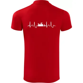 Pánská košile Ekg rolba - Polokošile Victory sportovní (dresovina) - 2XL ( Červená )