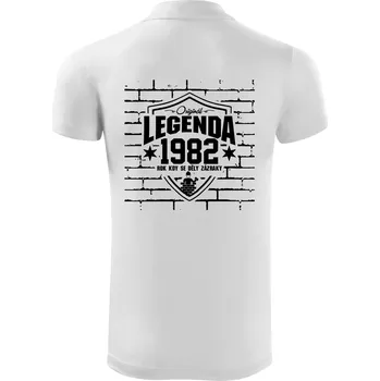 Pánská košile Zedník - legenda - 1982 - Polokošile Victory sportovní (dresovina) - L ( Bílá )