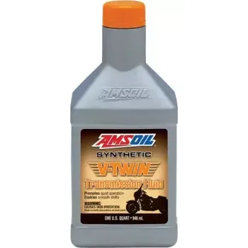Převodový olej Amsoil Synthetic V-Twin Transmission Fluid - Plně syntetický převodový olej pro motocykl 946ml
