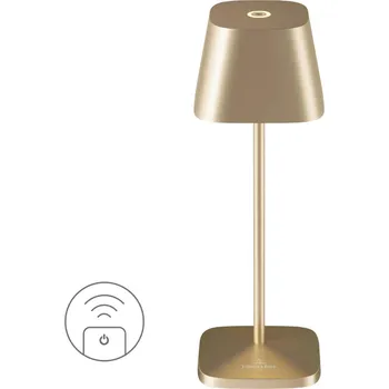 Lampička Villeroy & Boch Nabíjecí LED lampička do exteriéru / interiéru Neapel Micro, 20 cm, brushed gold 97267