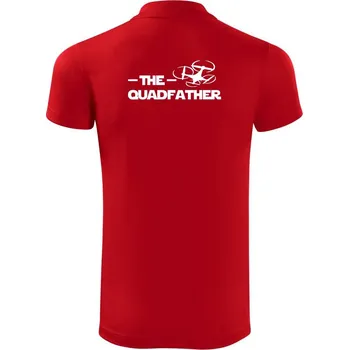 Pánská košile Dron quadfather - Polokošile Victory sportovní (dresovina) - S ( Červená )