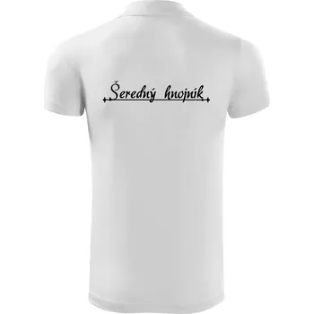 Pánská košile Staročeština - Šeredný hnojník - venkovan, sedlák - Polokošile Victory sportovní (dresovina) - M ( Bílá )