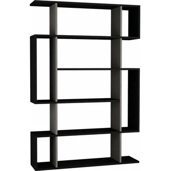 Knihovna Knihovna Mito Light Brown and Anthracite, světle hnědá