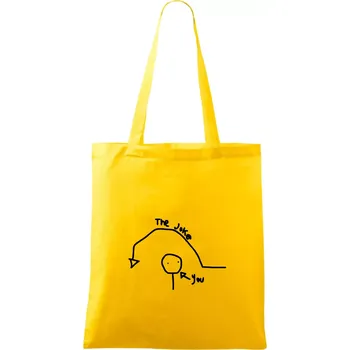 Vtip a ty - Taška bavlněná - 42 x 38 cm ( Žlutá )