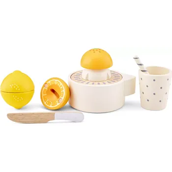 Dřevěná hračka New Classic Toys Dřevěná sada odšťavňovače citrusů 10709