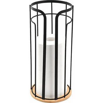 BISK Erga Plain, zásobník toaletního papíru, černá-hnědá, ERG-99946CZ