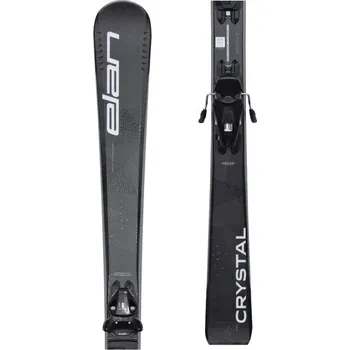 Zimní sport Dámské sjezdové lyže Elan CRYSTAL BLACK LS + EL9.0 GW 176 Černá, Bílá