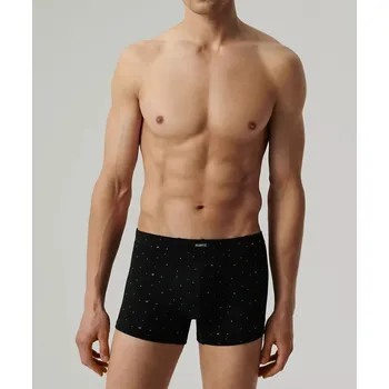 Boxerky Atlantic pro muže zeleno-černo-grafitové, zeleno-černo-grafitová M i384_9920664