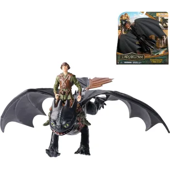 Figurka SPIN MASTER Set figurka Bezzubka + viking Škyták Jak vycvičit draka | 890021