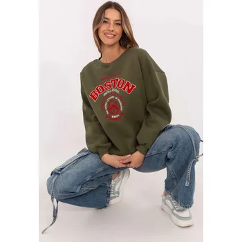 Dámská mikina Dámská mikina casual s nápisy a nášivkami, universal i240_206131_2:universal