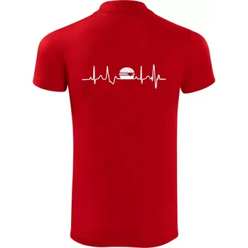Pánská košile Ekg hamburger - Polokošile Victory sportovní (dresovina) - 2XL ( Červená )