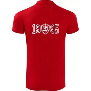 Pánská košile Narozeninový motiv - znak - 1995 - Polokošile Victory sportovní (dresovina) - 2XL ( Červená )