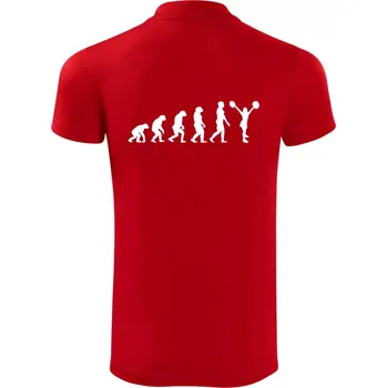 Pánská košile Evolution cheerleading - roztleskávačka - Polokošile Victory sportovní (dresovina) - L ( Červená )