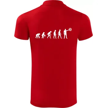 Pánská košile Evoluce střelec terč - Polokošile Victory sportovní (dresovina) - L ( Červená )