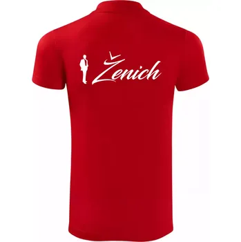 Pánská košile Ženich psací - Polokošile Victory sportovní (dresovina) - M ( Červená )