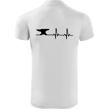 Pánská košile EKG kovář - Polokošile Victory sportovní (dresovina) - L ( Bílá )