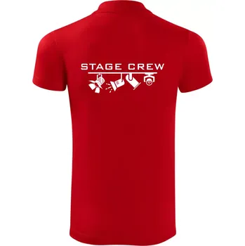 Pánská košile Osvětlovač - stagecrew - Polokošile Victory sportovní (dresovina) - XL ( Červená )