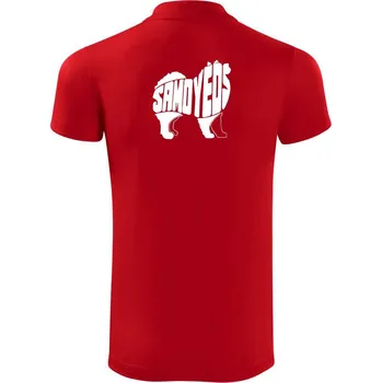 Pánská košile Samojed - Polokošile Victory sportovní (dresovina) - 2XL ( Červená )
