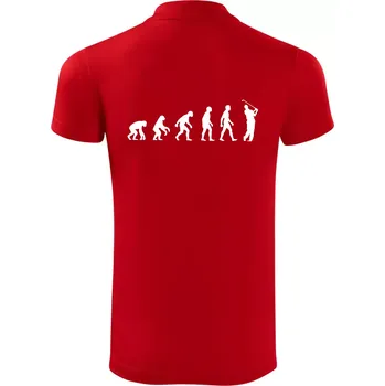 Pánská košile Evoluce Golf - Polokošile Victory sportovní (dresovina) - S ( Červená )