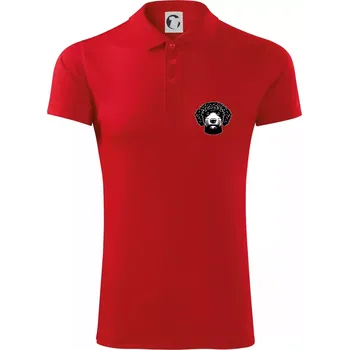 Pánská košile Lagotto romagnolo hlava na prsu - Polokošile Victory sportovní (dresovina) - M ( Červená )