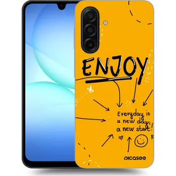 Pouzdro na mobilní telefon Picasee silikonový průhledný obal pro Samsung Galaxy A17 5G - Enjoy