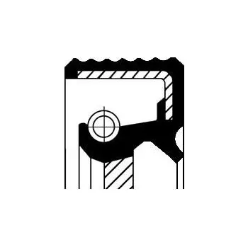 Těsnění motoru Těsnicí kroužek hřídele, klikový hřídel CORTECO 15012245B