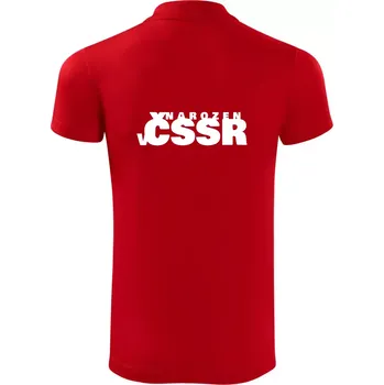 Pánská košile Nápis - Narozen v ČSSR - Polokošile Victory sportovní (dresovina) - XL ( Červená )