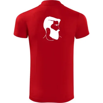 Pánská košile Lumberjack hlava - Polokošile Victory sportovní (dresovina) - S ( Červená )