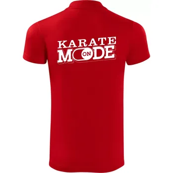 Pánská košile Karate mode - Polokošile Victory sportovní (dresovina) - 2XL ( Červená )