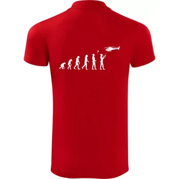 Pánská košile Evoluce modeláře - Polokošile Victory sportovní (dresovina) - 2XL ( Červená )