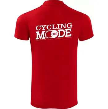 Pánská košile Cycling mode - Polokošile Victory sportovní (dresovina) - 3XL ( Červená )