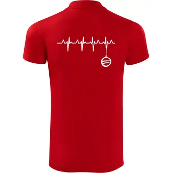 Pánská košile EKG Vánoční ozdoba - Polokošile Victory sportovní (dresovina) - 3XL ( Červená )