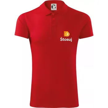 Pánská košile Štosuj - Logo na prso + záda - Polokošile Victory sportovní (dresovina) - 2XL ( Červená )