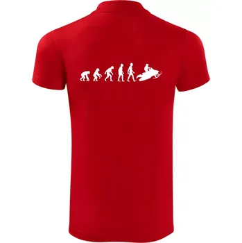 Pánská košile Evoluce skútr - Polokošile Victory sportovní (dresovina) - 2XL ( Červená )