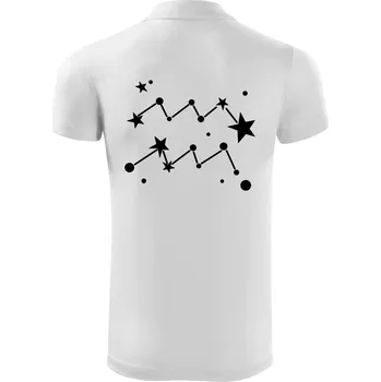 Pánská košile Souhvězdí - Aquarius - Vodnář - Polokošile Victory sportovní (dresovina) - XL ( Bílá )
