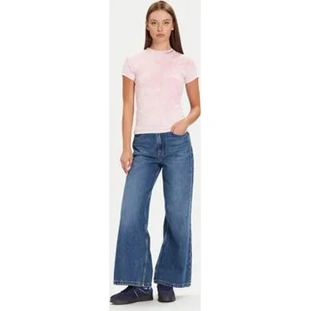 Pánská móda Tommy Jeans T-Shirt DW0DW21531 Růžová Slim Fit L